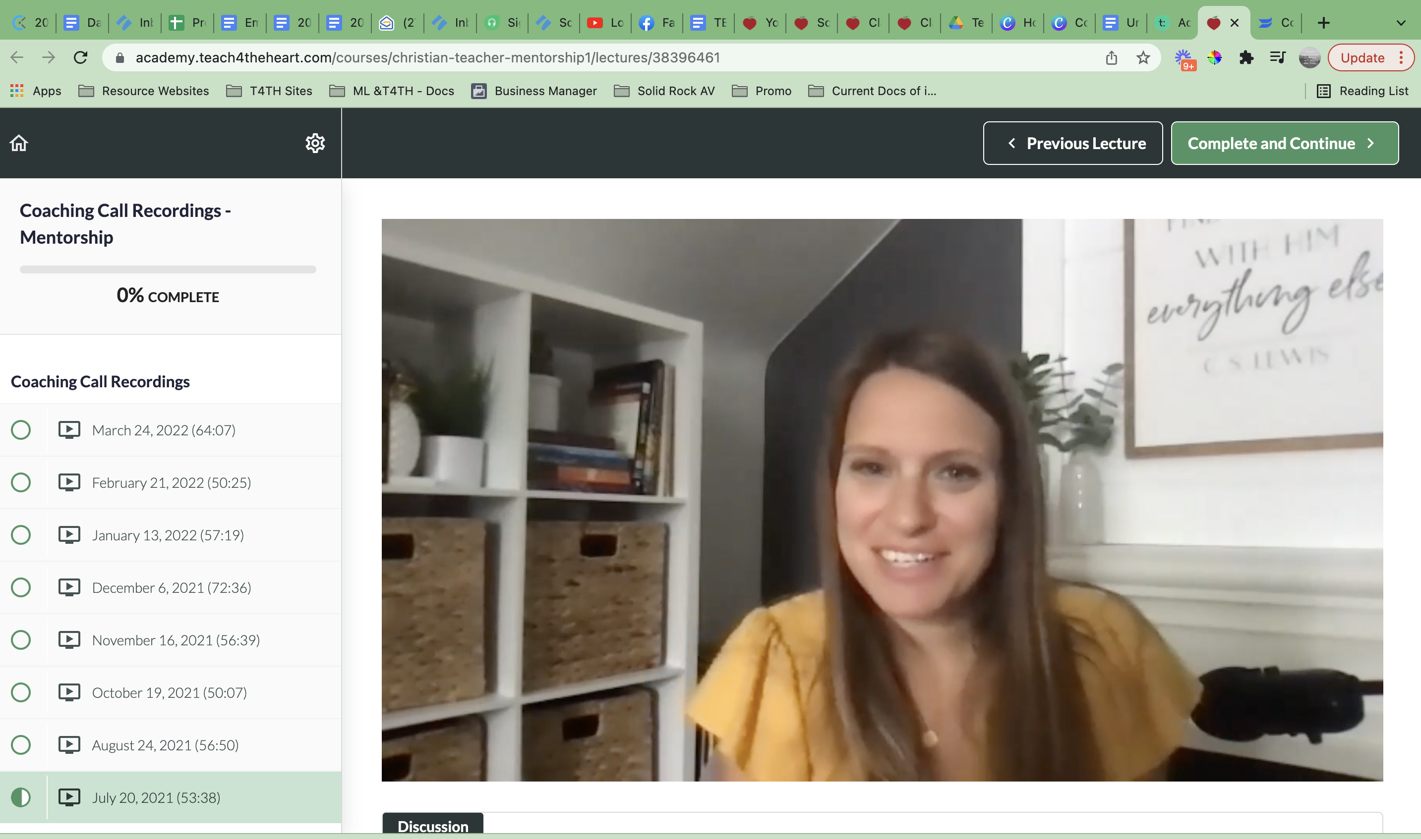 Linda on Teachable