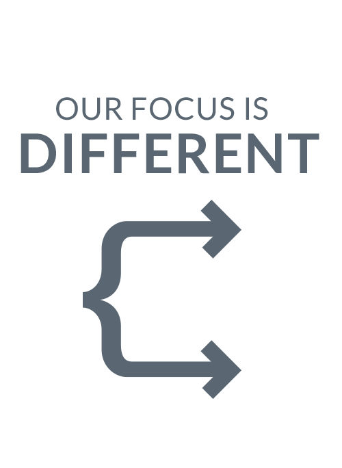 Our focus is different.