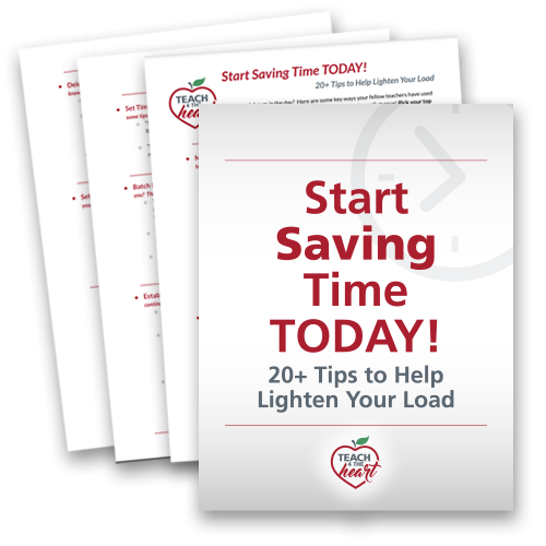 Start Saving Time Today  - Pray & Plan Christian teacher planner bonus